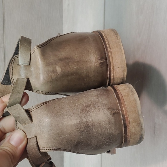 Free People Womens Ankle Leather Pointed Toe Loafer Flats shoes sz 37/6.5-7 - Picture 7 of 13